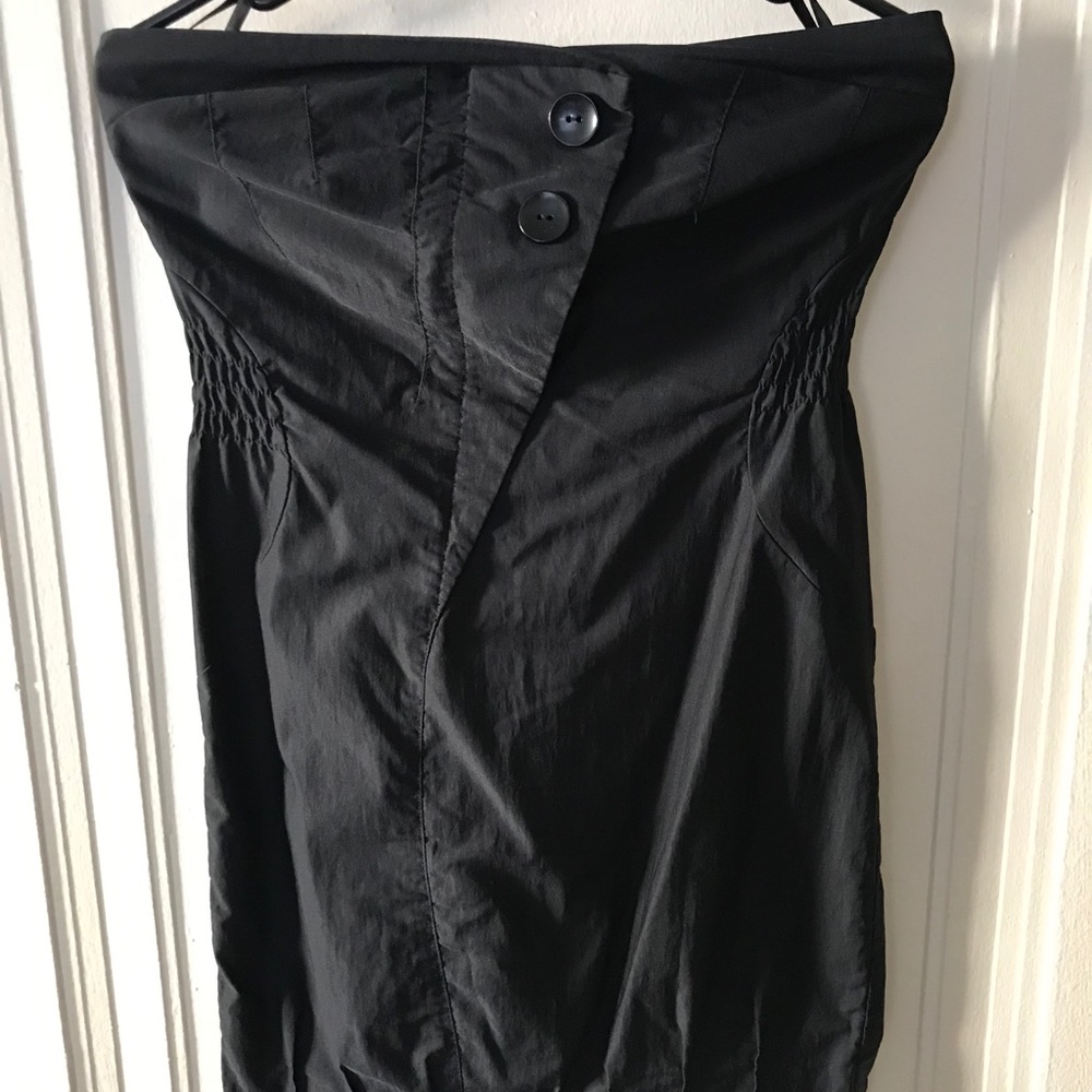 Stella & Jamie Black Strapless Dress